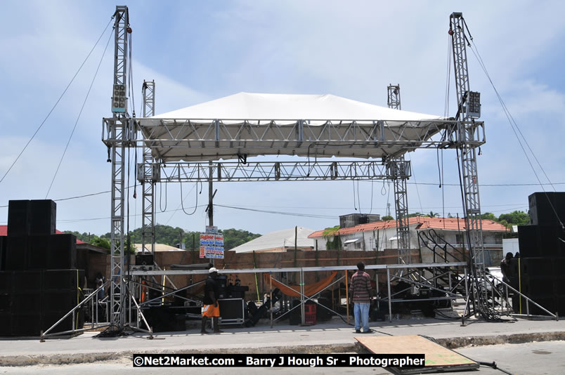 Lucea Cross the Harbour @ Lucea Car Park - All Day Event - Cross the Harbour Swim, Boat Rides, and Entertainment for the Family - Concert Featuring: Bushman, George Nooksl, Little Hero, Bushi One String, Dog Rice and many local Artists - Friday, August 1, 2008 - Lucea, Hanover Jamaica - Photographs by Net2Market.com - Barry J. Hough Sr. Photojournalist/Photograper - Photographs taken with a Nikon D300 - Negril Travel Guide, Negril Jamaica WI - http://www.negriltravelguide.com - info@negriltravelguide.com...!