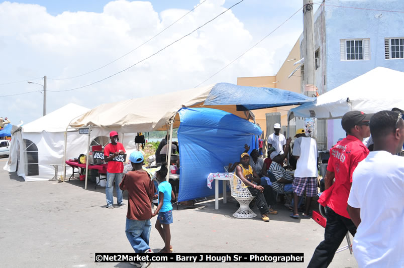 Lucea Cross the Harbour @ Lucea Car Park - All Day Event - Cross the Harbour Swim, Boat Rides, and Entertainment for the Family - Concert Featuring: Bushman, George Nooksl, Little Hero, Bushi One String, Dog Rice and many local Artists - Friday, August 1, 2008 - Lucea, Hanover Jamaica - Photographs by Net2Market.com - Barry J. Hough Sr. Photojournalist/Photograper - Photographs taken with a Nikon D300 - Negril Travel Guide, Negril Jamaica WI - http://www.negriltravelguide.com - info@negriltravelguide.com...!