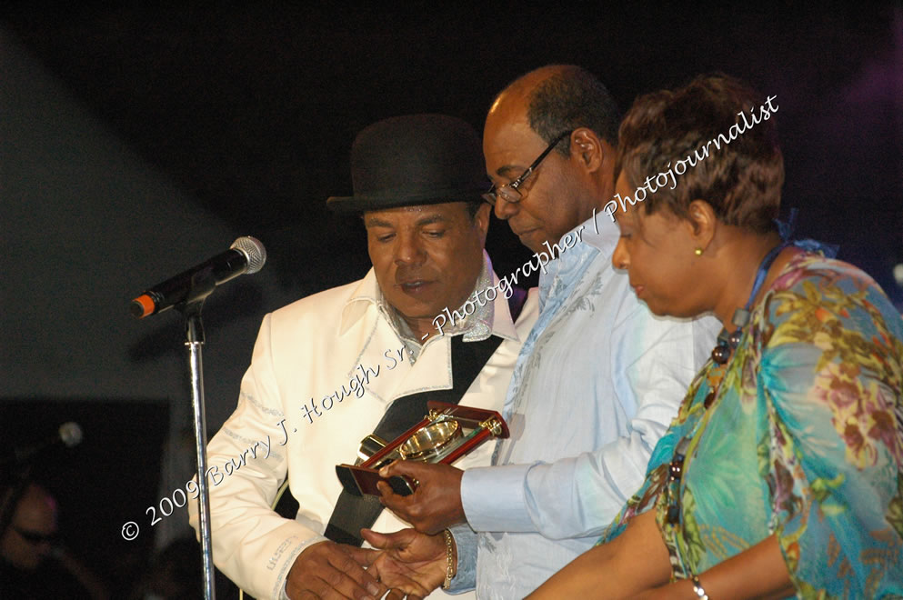  Michael Jackson - A Lifetime Achievement Award was presented to Michael Jackson and received by Tito Jackson @ Reggae Sumfest 2009 - International Night 2 - Reggae Sumfest 2009,Catherine Hall, Montego Bay, St. James, Jamaica W.I. - Saturday, July 25, 2009 - Reggae Sumfest 2009, July 19 - 25, 2009 - Photographs by Net2Market.com - Barry J. Hough Sr. Photojournalist/Photograper - Photographs taken with a Nikon D70, D100, or D300 - Negril Travel Guide, Negril Jamaica WI - http://www.negriltravelguide.com - info@negriltravelguide.com...!